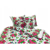 Zbyszko I D'Lux Baumwolle Bettwäsche 160x200 cm Blumenmuster
