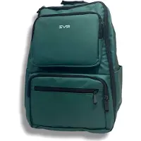 Markenlos Rucksack für Handgepäck aus wasserabweisendem Material, 40 x 20 x 25 cm, 20 l, grün