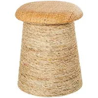 OEM Runde Rotan-Krücke, Natur, 49x39x75 cm