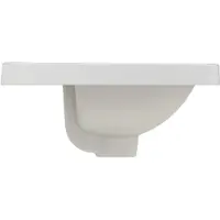 Ideal standard Connect Einbauwaschtisch, rund, 1 Hahnloch, mit Überlauf, 380x380x165mm, E504101