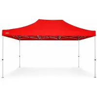 Ambitent Ersatzdach für Faltpavillon ALU 3x4,5 m – PVC 450 g/m², wasserdicht, ohne Gestell - Rot
