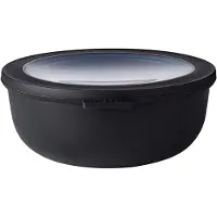 Mepal 2 Stück multischüssel cirqula rund 1250 ml - nordic black 106212041100