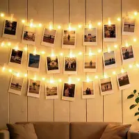 Dripio LED-Lichterkette 5 m, 50 Fotoclips, für Innen, batteriebetrieben