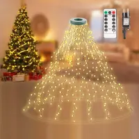 Dripio LED-Lichterkette 3 m, 480 warmweiße LEDs, für Bäume 1,5–3,8 m
