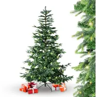 OEM Kunstweihnachtsbaum Fichte 210 cm, 330 LEDs, Grün