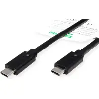 ROLINE GREEN GREEN USB 3.2 Gen 2x2 Kabel, USB C-C, ST/ST, 4K UHD-1, 20Gbit/s, Emark, 100W, schwarz, 2 m