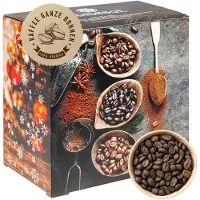 Corasol Premium Flavoured Coffee Kaffee-Adventskalender mit 24 aromatisierten Kaffee-Kreationen, ganze Bohnen für Genießer (240 g)
