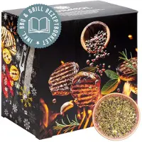 Corasol Premium BBQ & Grillgewürze Adventskalender mit 24 Gewürz-Mischungen und Rezept-Booklet, die Gewürz Gourmet Geschenkidee (284 g)
