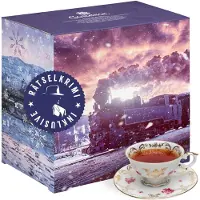 Corasol Krimi & Tee Adventskalender Mord in den Highlands (3. Fall) mit 24 losen Tees & Rätsel-Krimi (214 g)