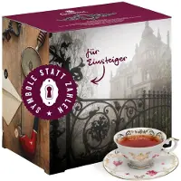 Corasol Escape & Tee Adventskalender für Einsteiger mit 24 Premium Tees & Escape-Rätsel-Krimi: Mord im Herrenhaus (220 g)