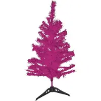 Linder Exclusiv GmbH Weihnachtsbaum 60 oder 180cm lila Tannenbaum Kunsttanne Christbaum Kunstbaum, Weihnachstbaum Längen:60 cm