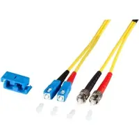 EFB Elektronik O2073.40 Duplex Jumper SC-ST 9/125μ, OS2, LSZH, gelb, 3.0mm, 40m O207340