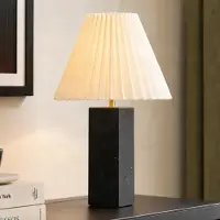 NOLA Tischlampe Asher , weiß / opal, für Wohn- / Esszimmer, Textil / Stoff / Seide, Modern, Tischlampe