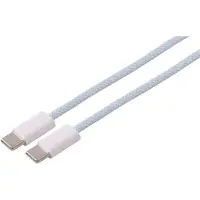 S/CONN USB-C Ladekabel, 2.0, 60W, blau, Textil, 2m