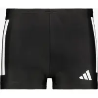 Adidas Badehose PERFORMANCE "3-STREIFEN KIDS BOXER", Jungen, Gr. 164, N-Gr, schwarz-weiß (schwarz, weiß), Obermaterial: 78% Polyamid, 22% Elasthan, Badehosen Badehose, für Kinder entwickelt