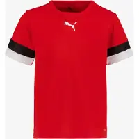 Puma Unisex Kinder Teamrise Jersey Jr Shirt, Red-Black-White, 140