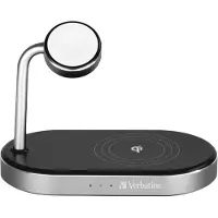 Verbatim WCS-02, Drinnen, USB, Kabelloses Aufladen, 1,5 m, Schwarz