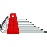 PB Swiss Tools Winkelschraubendreher-Satz, mit Bohrung, für TX, 8-teilig
