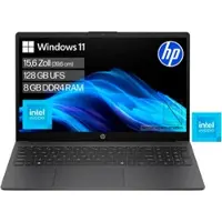 HP Notebook "15-fd0220ngx", schwarz (jet schwarz), 8 GB RAM, N-Reihe, Windows 11 Home, Notebooks, 128 GB UFS Festplatte, Notebook