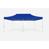 Ambitent Ersatzdach für Faltpavillon ALU 3x6 m – PVC 450 g/m², wasserdicht, ohne Gestell - Blau