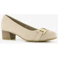 Softline Damen Pumps Kleiner Absatz Vegan, beige, 37