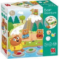 Merkloos Brettspiel Gesellschaftsspiel Vorschulspiel - 3D-Spielbrett - 2-4 Spieler - Ab 3 Jahren - Für Kinder