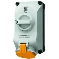 MENNEKES 5603304G Wandsteckdose DUO 32A3P4h 110V IP44