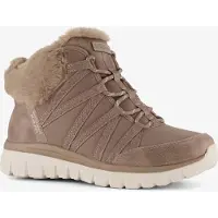 SKECHERS Damen SLIP-INS GRACEFUL COZY STROLLS Braun Textil Größe: 41