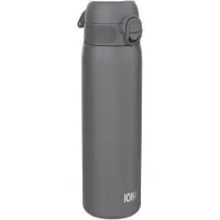 Ion8 Edelstahl-Trinkflasche 500ml vakuumisoliert auslaufsicher Einhandöffnung