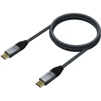 Aisens A107-0628, 1 m, USB C, USB C, USB 2.0, 0,48 Gbit/s, Grau