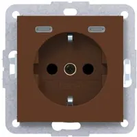Hager WAS4055C03 Steckdose SCHUKO mit USB Typ C 2fach PD, 20W, A.x/C.x turf matt