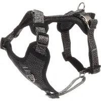 Flamingo Hundegeschirr Mago Dunkelgrau S 31-49cm 40-60cm