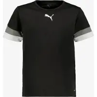 Puma Unisex Kinder Teamrise Jersey Jr Shirt, Black-smoked Pearl-White,