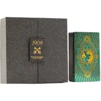 Ancient Wisdom Tarot-Karten mit goldener und türkis-farbener Folienverzierung – Geschenkset