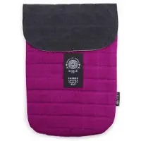 Ancient Wisdom Gepolsterte Laptop-Tasche – Lila Haze – 14 oz Steinwaschung