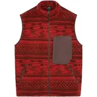 Oakley Snowdrift Sherpa Vest mntn pat flm red/drk umb (DBF) XL