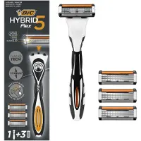 BIC Hybrid 5 Flex Herrenrasierer Nassrasierer 3x5 Klingen Aloe Vera Vitamin E