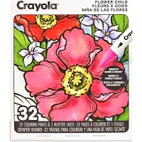 Crayola : Malbuch für Erwachsene – Blumenzauber