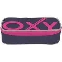 Oxybag Schule Federmäppchen Komfort einzelne Ebene Blue Line Pink