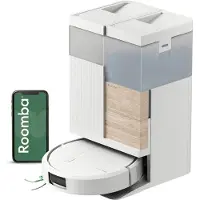 iRobot Roomba Plus 575 Combo Roboter + AutoWash Dock, Beutellos, Weiß, Rund, Staubbeutel, Ladend, Purification, EPA