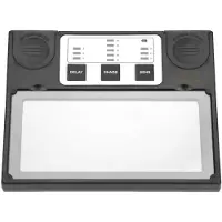 Dripio Schweißhelmlinse 110x90 mm mit Solarpanel, automatisch abdunkelnd
