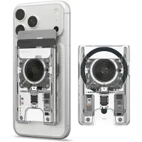 Spigen Ultra Hybrid Neo One, Kartenhalter, Schwarz, Weiß, Polycarbonat (PC), Thermoplastische Polyurethane (TPU), Universal