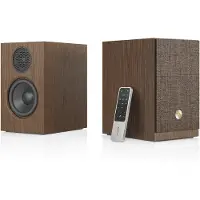 Audio Pro A28 W Lautsprechersystem Nussbaum, 2x75W, Multiroom, Bluetooth, 238x150x200mm