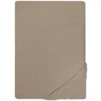 CloudComfort Basic Spannbettlaken Jersey-Stretch taupe 140 x 190 - 160 x 200 cm