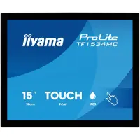 Iiyama ProLite TF1534MC-B8X, 38,1 cm (15"), 1024 x 768 Pixel, XGA, LED, 8 ms, Schwarz