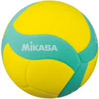 MIKASA - Volleyball, Wettbewerb SX1024 (5) (Gelb/Petrol)