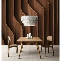 Living Walls Fototapete "Walls by Patel 5 Fototapete 3D-Holzpaneele" 3D-Optik glatt 3D-Holzpaneele auf 200 g/m² Premium-Vlies
