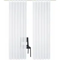 Otto Home Gardine "REGINA, Schlaufen, transparent, 2er-Set" Schlaufen 2 Stk. tlg. Vorhang, Fertiggardine, 2-er Set, transparent, modern