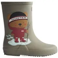 Hunter Regenstiefel Unisex Grau Gummi