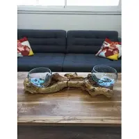 Ancient Wisdom Glasplatte auf doppelter, extra großer Halterung – 70 cm
